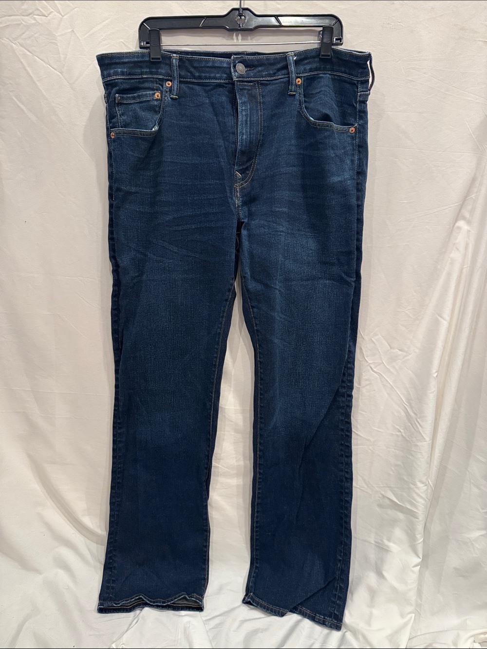 American Eagle Dark Blue Bootcut Jeans 38x34 Airflex Mens Real Good Jeans